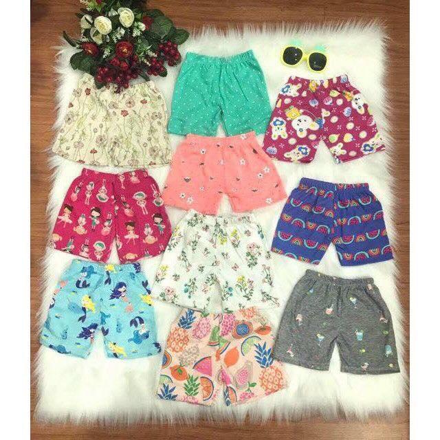 [Hoàn tiền 6%] 10 chiếc quần chục đùi bozip cực đẹp cho bé trai/ gái 6-16kg (vui lòng chọn đúng size ạ)