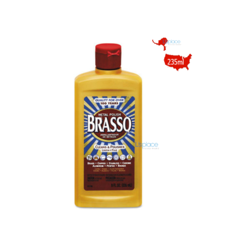 Kem đánh bóng kim loại brasso 235ml