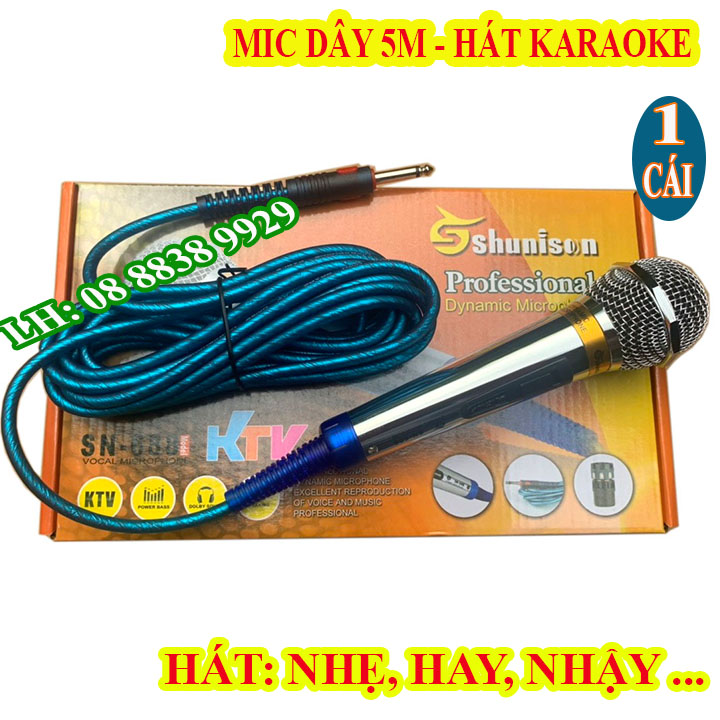 Míc singing wired sn-688 KTV-suction good sound theater light-genuine goods-price 1 PCs