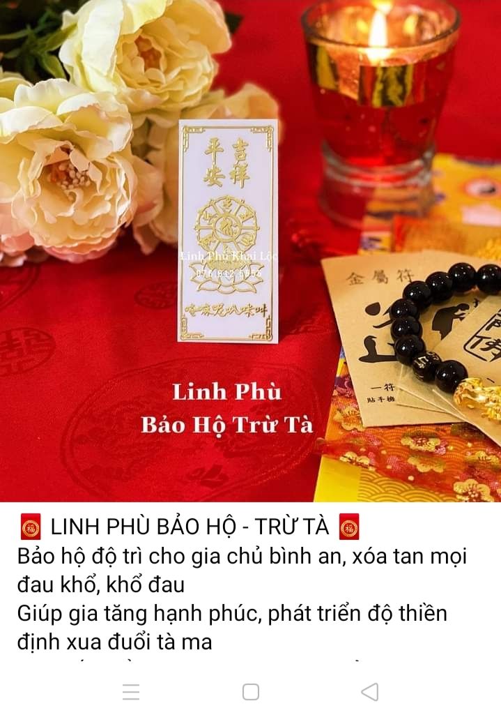 Linh phù Hộ thân Bình An