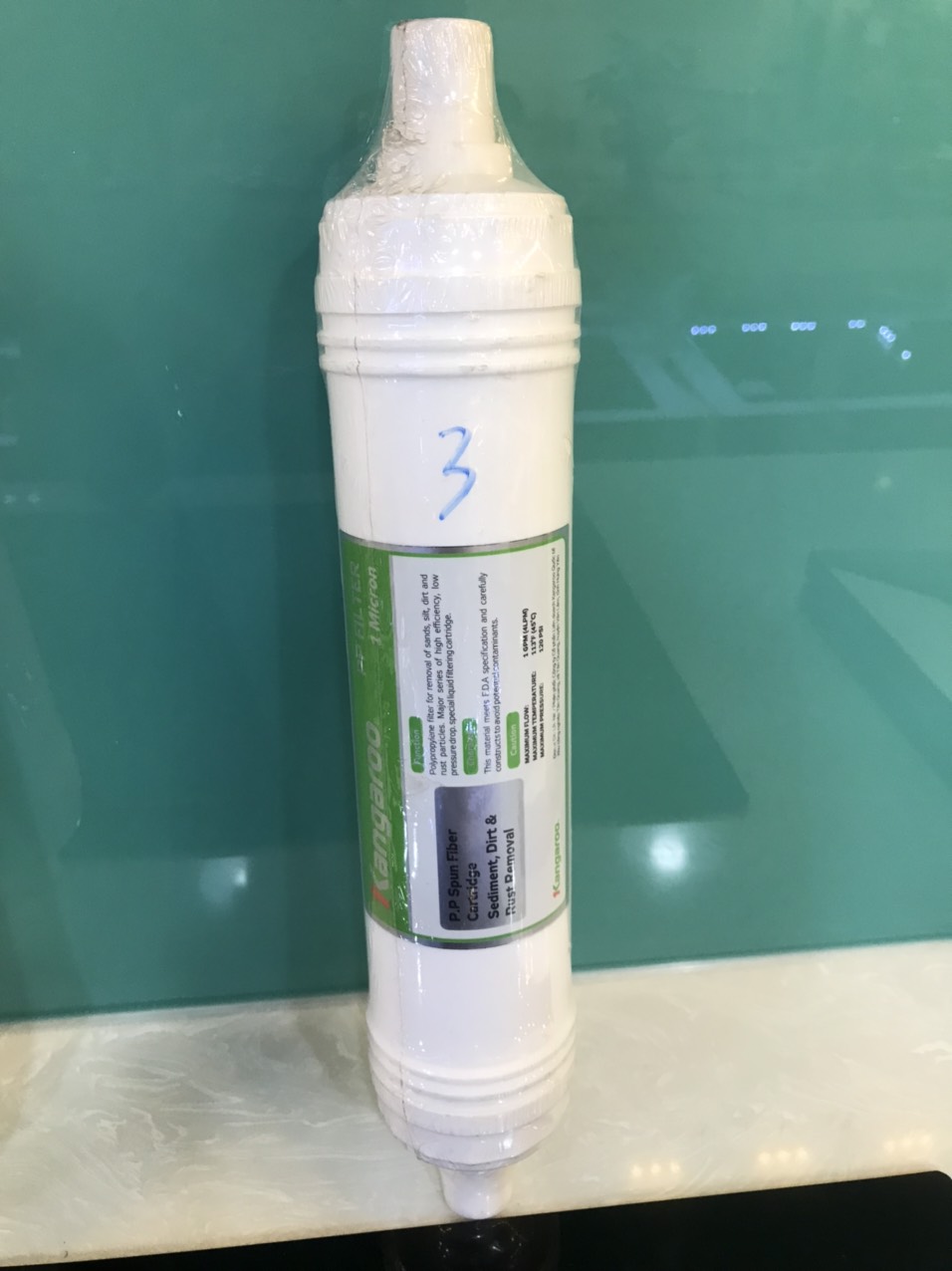 BỘ LÕI 123 ĐÚC MÁY LỌC NƯỚC KANGAROO - (DÙNG MODEL: KG100HK, KA10A4, KG10A5, KG100ES, KG100ES1, KG100EO,, KG10A6S)