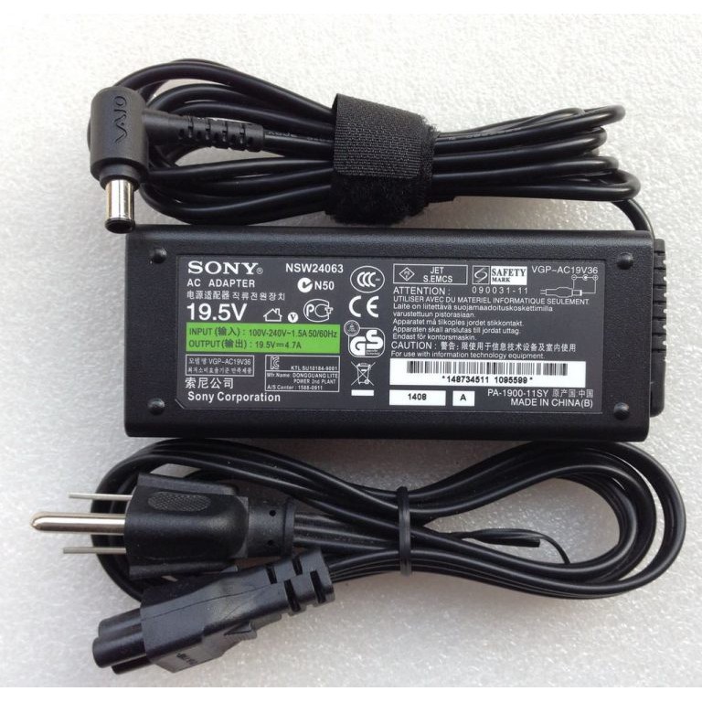 Sạc laptop Sony Vaio 19.5V-4.7A – OEM