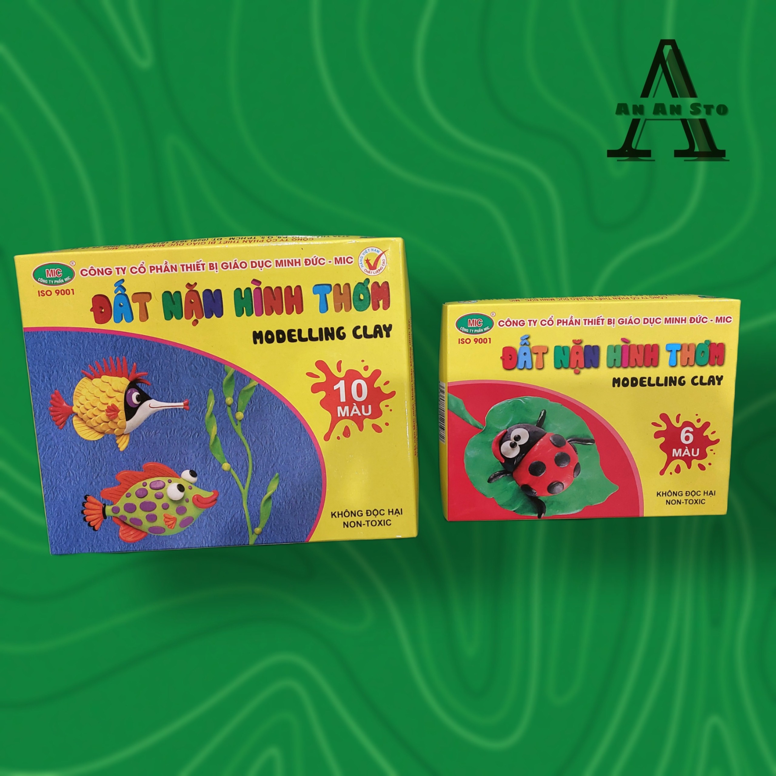 ĐẤT NẶN HÌNH THƠM MIC 6 MÀU - 10 MÀU