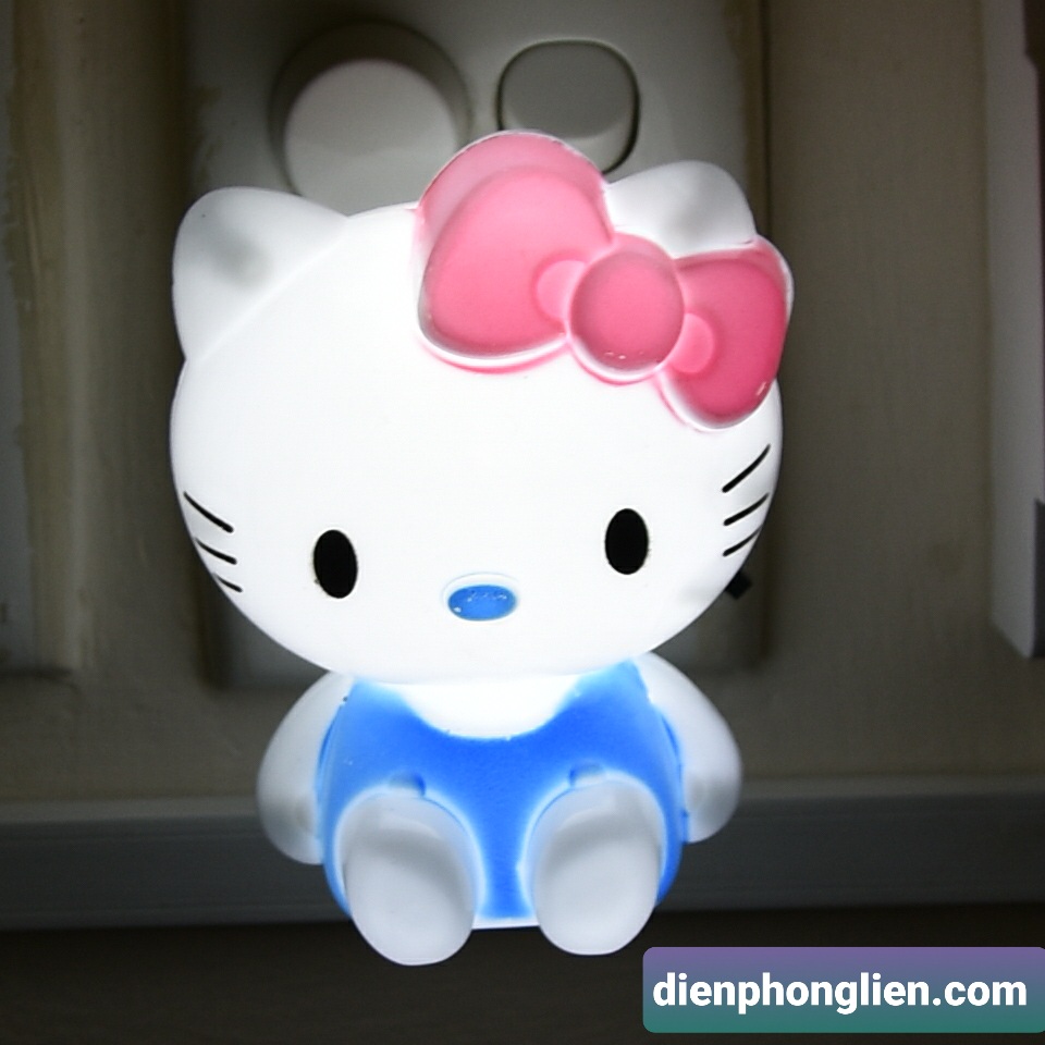 Đèn ngủ mèo Kitty dễ thương [đủ màu]