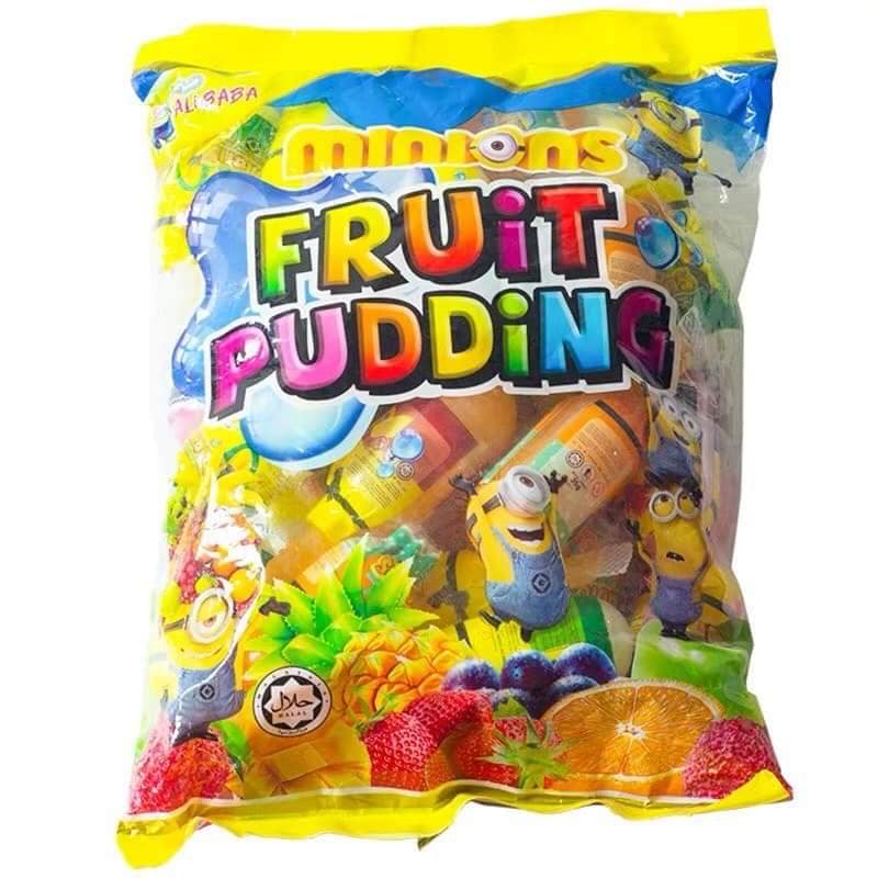 [ Siêu Cute ] THẠCH TRÁI CÂY FRUIT PUDDING MINION gói 800g ăn vặt giải nhiệt mùa hè
