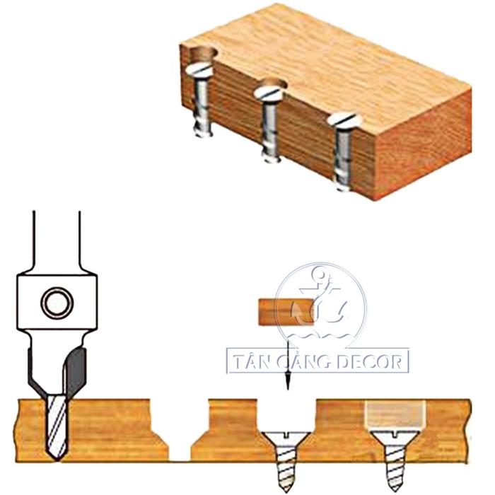Mũi Khoan Mồi Âm Vít Anrui 3x8mm / 3x9mm