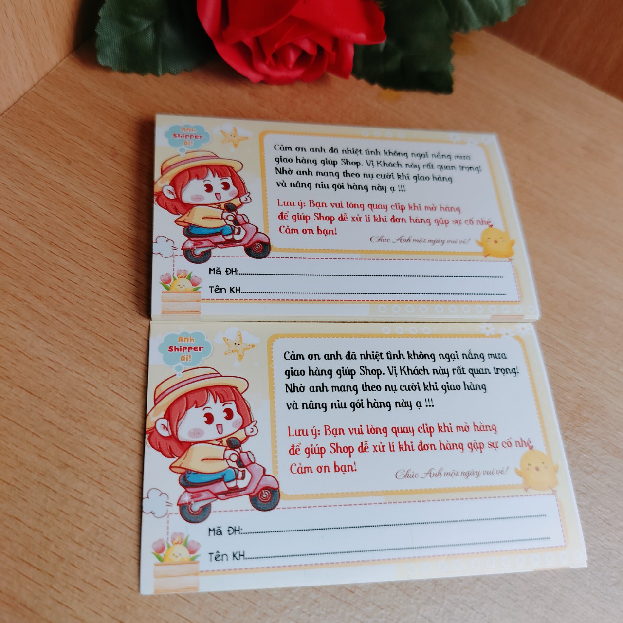 combo 100 Tem dán cảm ơn shipper, NHÃN CÁM ƠN SHIPPER-MẪU 9