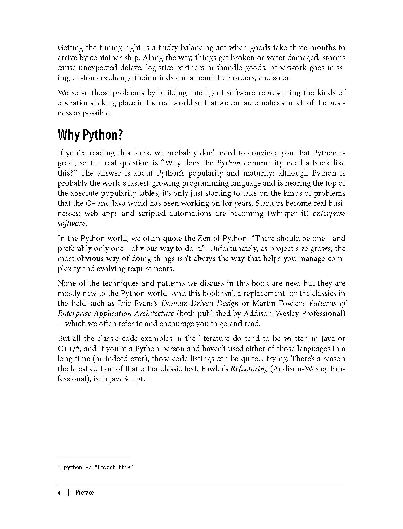 Architecture Patterns with Python