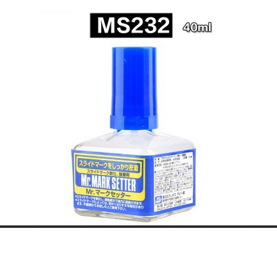 Mr. mark setter ms 232 - keo làm mềm và dán decal mô hình