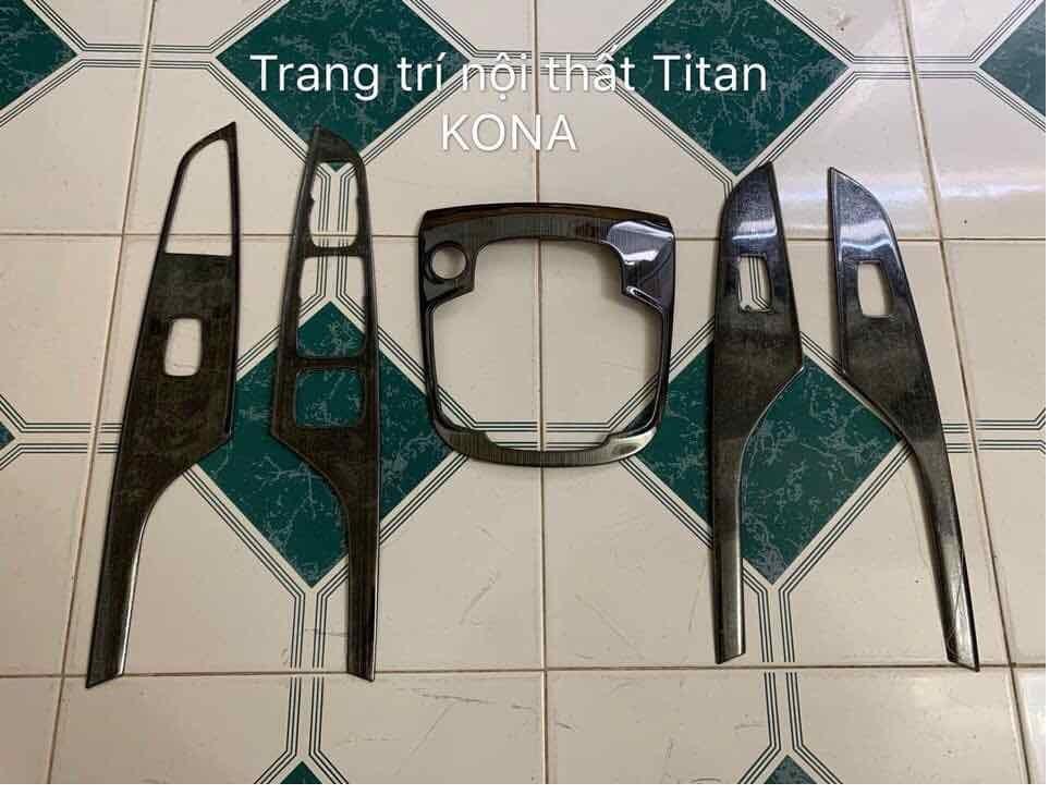 Ốp nội thất titan xe Kona