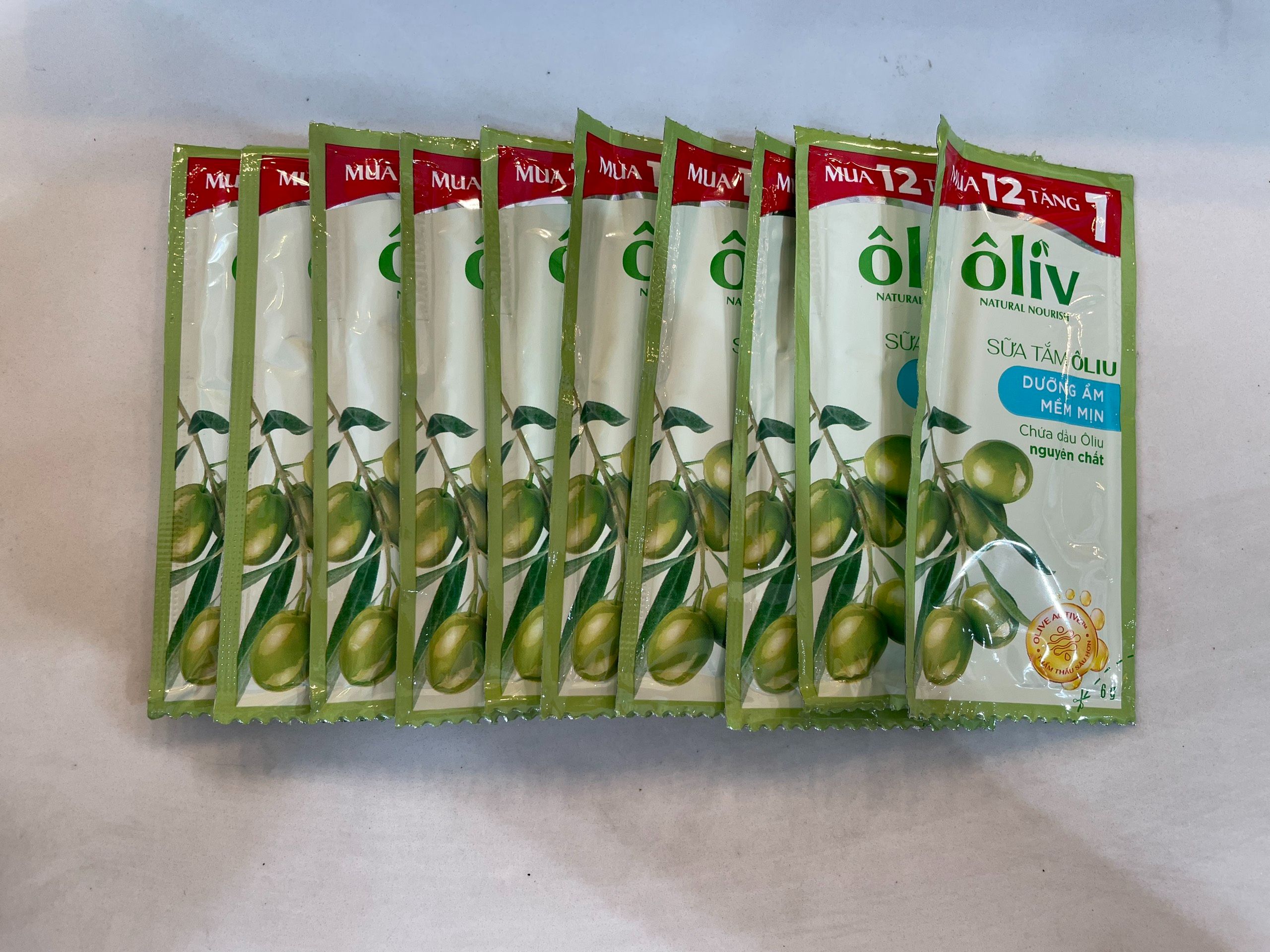Dây Sữa Tắm Oliv  Mềm Mịn 12 gói