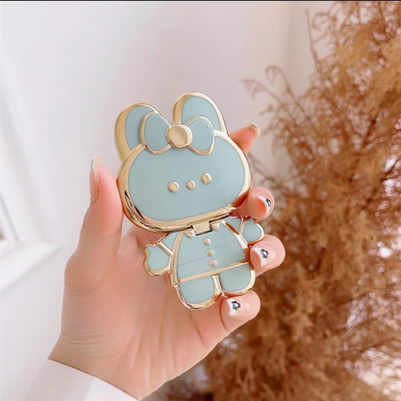 Giá đỡ kèm gương Hello Kitty