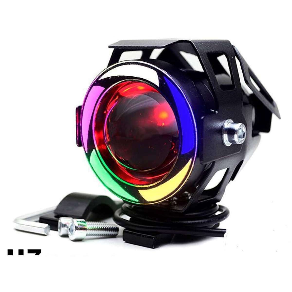 Đèn trợ sáng u7 7 màu phụ kiện