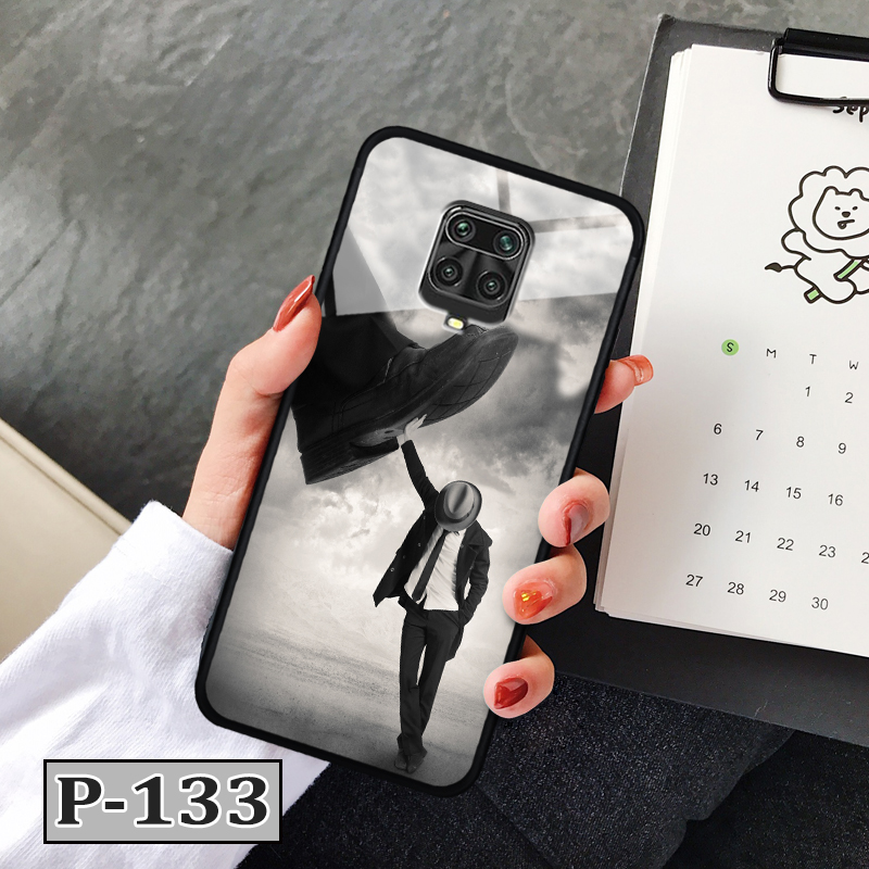 Ốp điện thoại xiaomi redmi note 9s - lưng kính in hình 3d