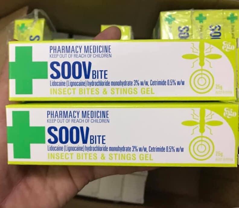 Kem Soov Trị Muỗi Đốt Và Côn Trùng Cắn 25g mẫu mới