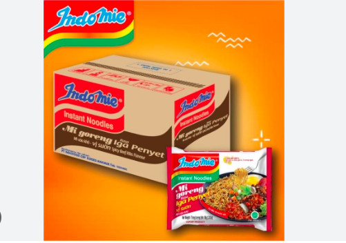 Mì xào vị sườn Indomie gói 80g ( thùng đen )