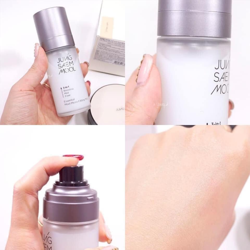 XỊT KHOÁNG CẤP ẨM 3IN1 ESSENTIAL JUNG SAEM MOOL MICRO FITTING MIST 55ML - 12341 - - Dưỡng ẩm và làm dịu da hiệu quả, mang lại làn da mềm mại, mịn màng ngay cả khi sử dụng thường xuyên.  - Phù hợp với mọi loại da, từ da dầu đến da khô, giúp kiểm soát dầu v