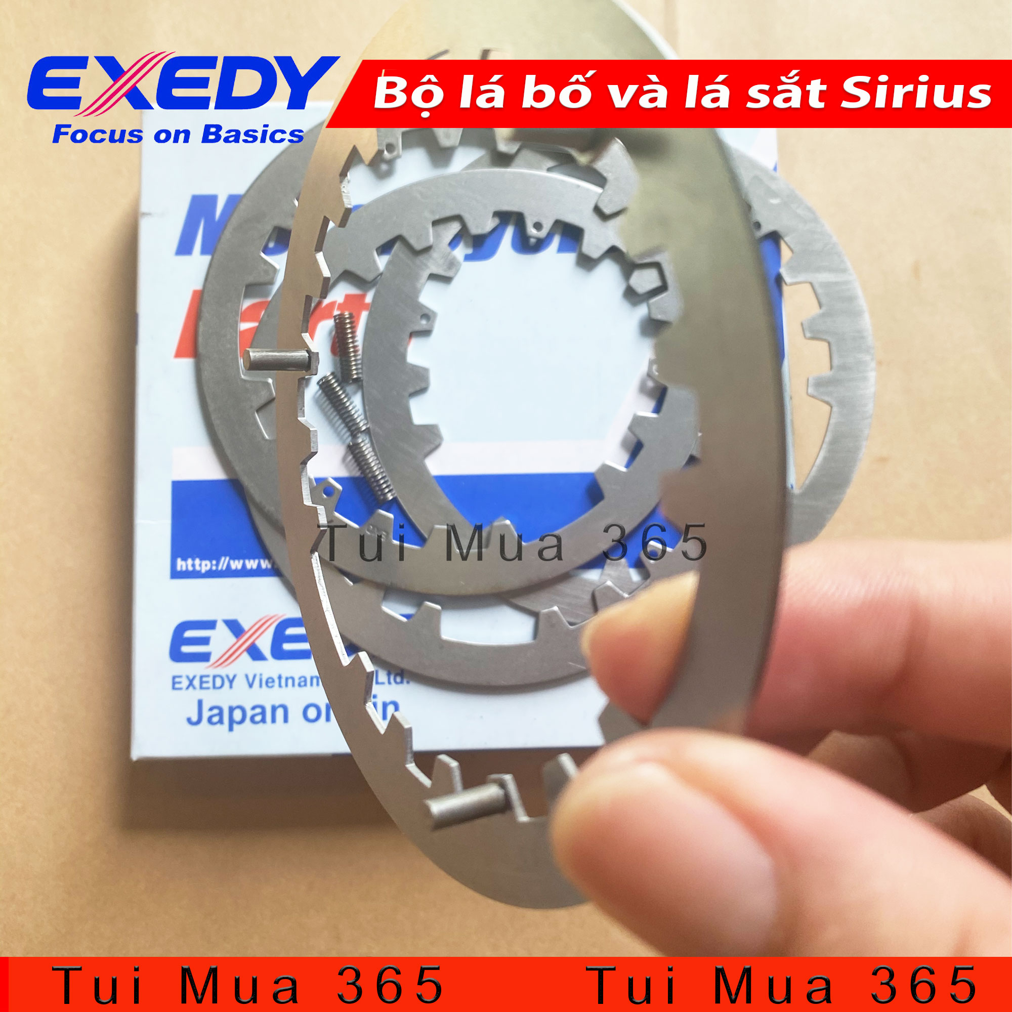 [HCM]Bộ Lá côn sắt Sirius - Jupiter ( 4 lá zin )