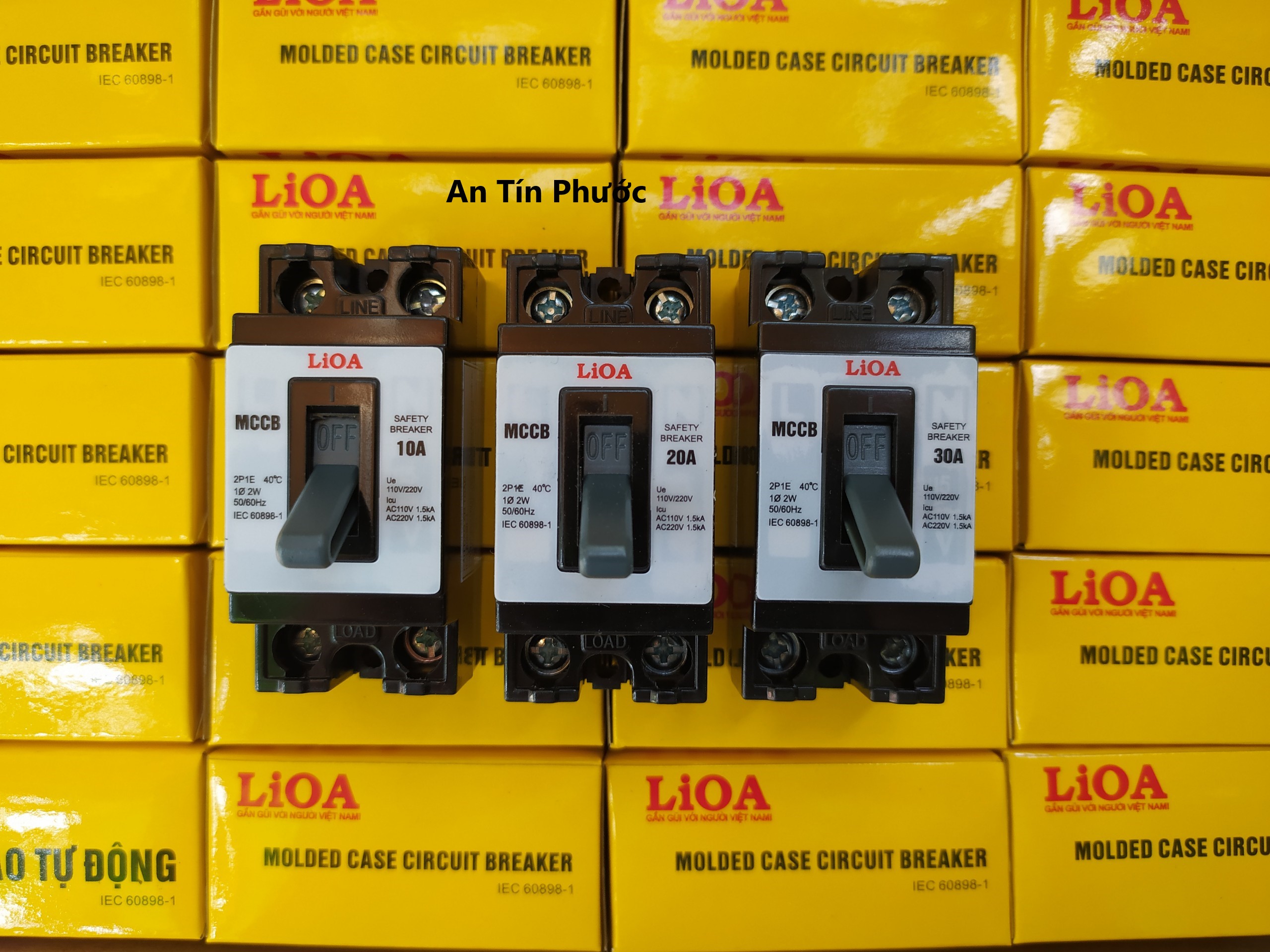 Cầu dao an toàn LIOA - CB cóc Lioa 10A,20A,30A
