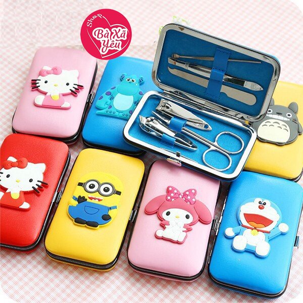 Bộ kềm cắt móng 6 món mini màu ngẫu nhiên