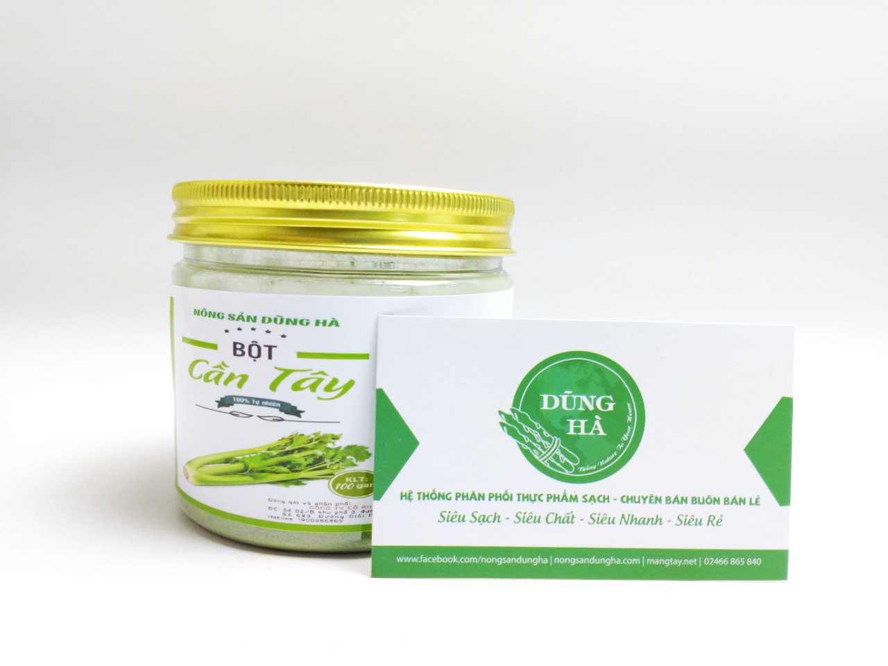 Bột cần tây nguyên chất