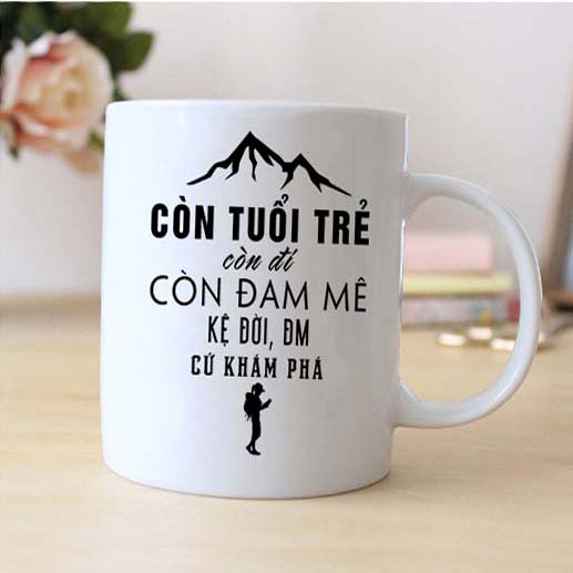 (20 Mẫu) Ly Sứ In Typography 350ml