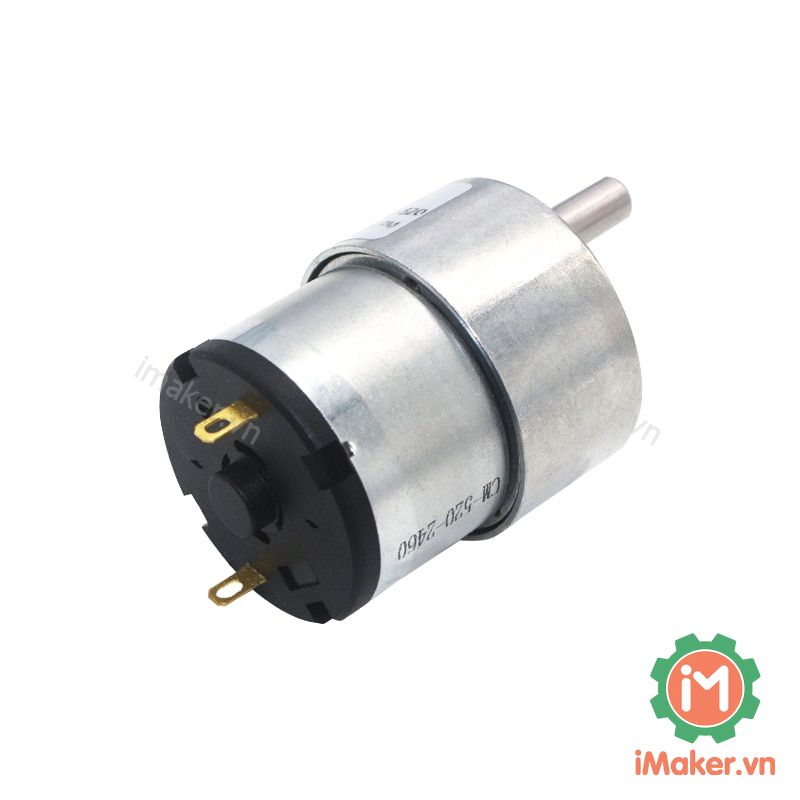 Jgb37-520 12V-35 rpm worm speed reducer DC motor