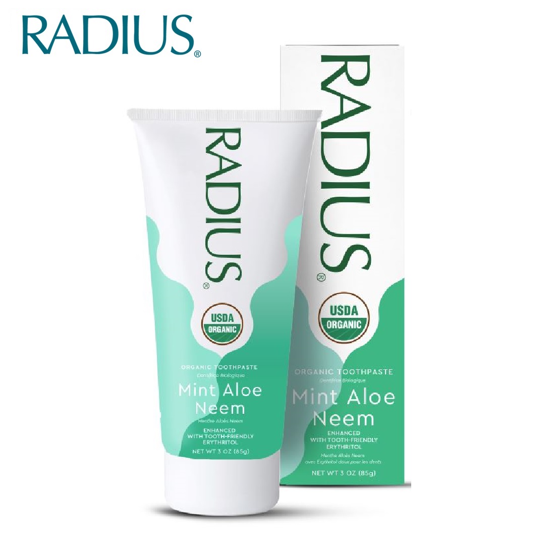 Kem Đánh Răng Hữu Cơ Radius Organic Toothpaste 85g
