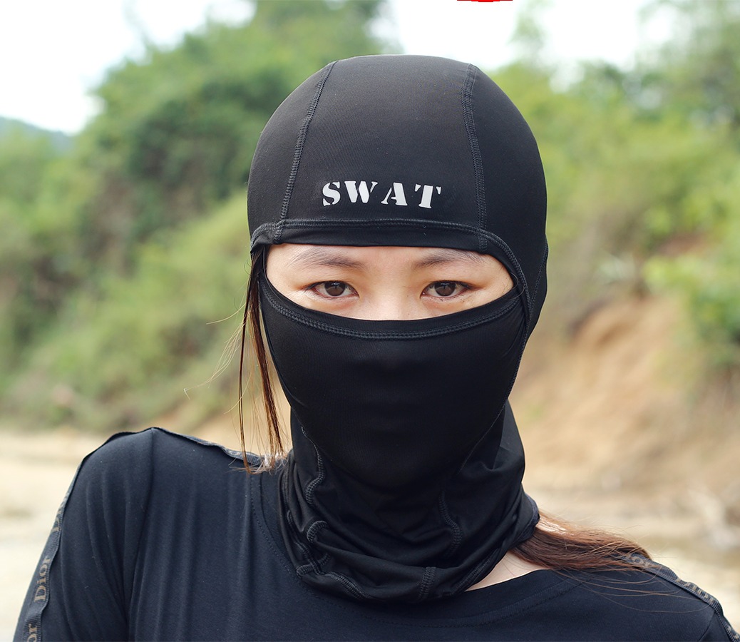 Khăn trùm đầu Swat 3 in 1 full đen cao cấp