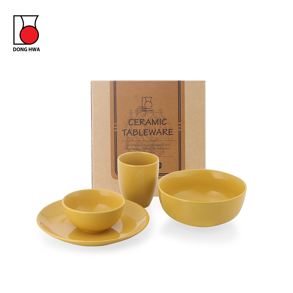Bộ bàn ăn sứ Dong Hwa PSET04 (Xanh ngọc)