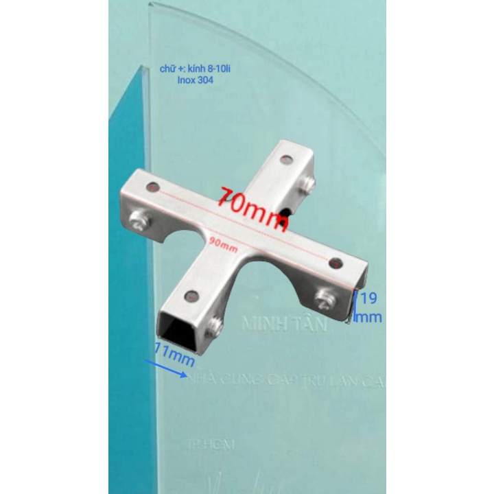 Kẹp cố định góc chữ l/t inox 304