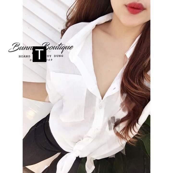 Áo sơmi trắng 1 túi DTR2502