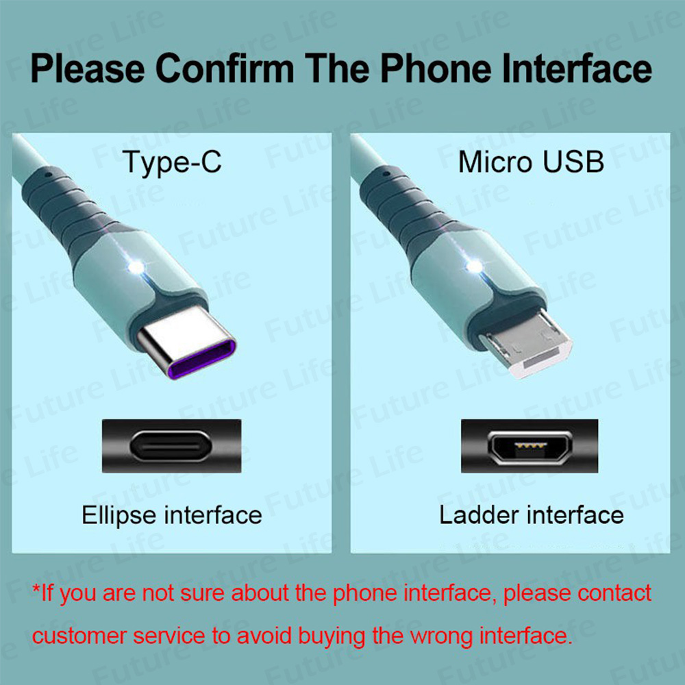 Dây cáp sạc nhanh cổng Micro USB / Iphone / Type C