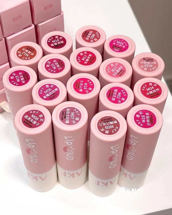 [AKF] Son kem bùn AKF Lip Mud nhung mịn