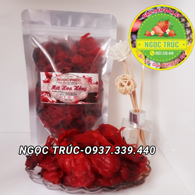 [HCM]MỨT HOA HỒNG(HOA ATISO ĐỎ) 500G - ĐẶC SẢN ĐÀ LAT