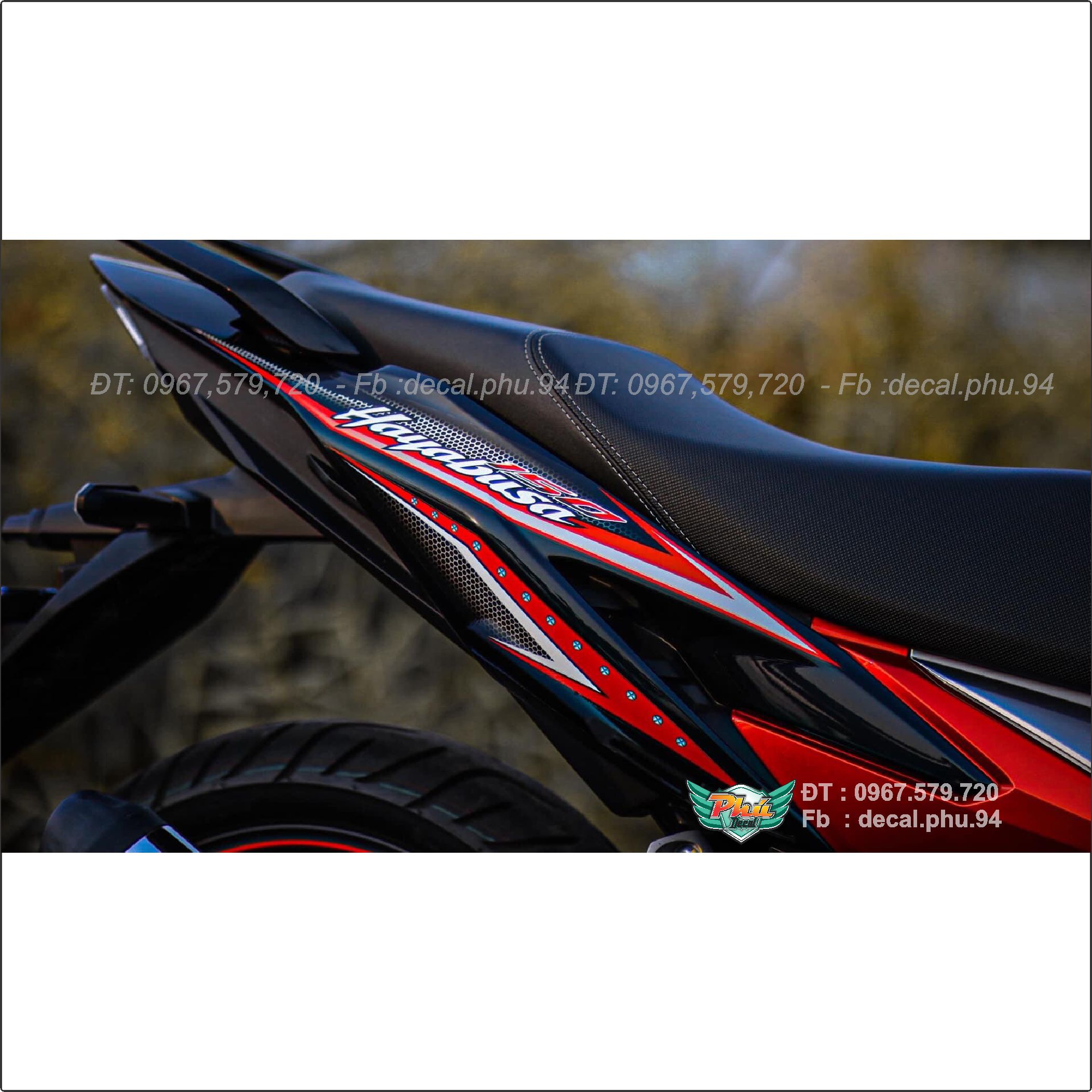 Tem rời Winner X đỏ đen hayabusa (Mới ) (P)