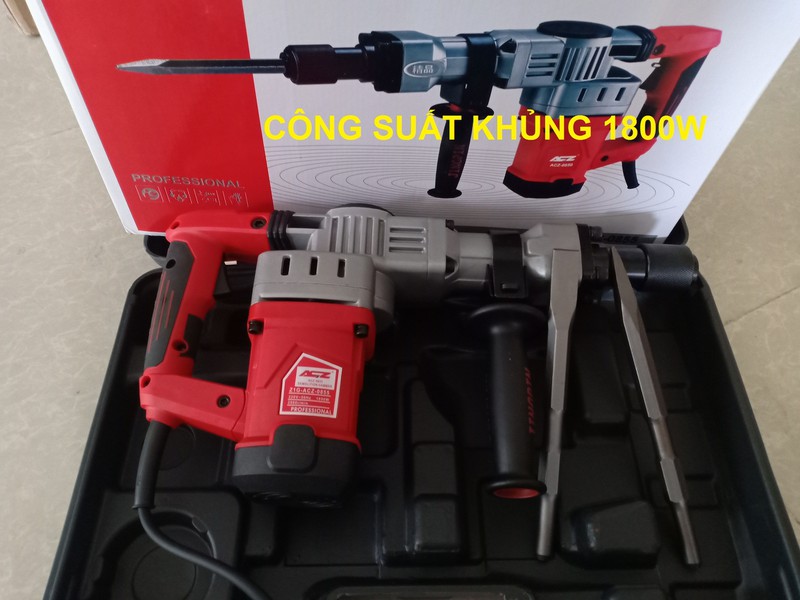 Máy đục bê tông ACZ 1800w-chính hãng