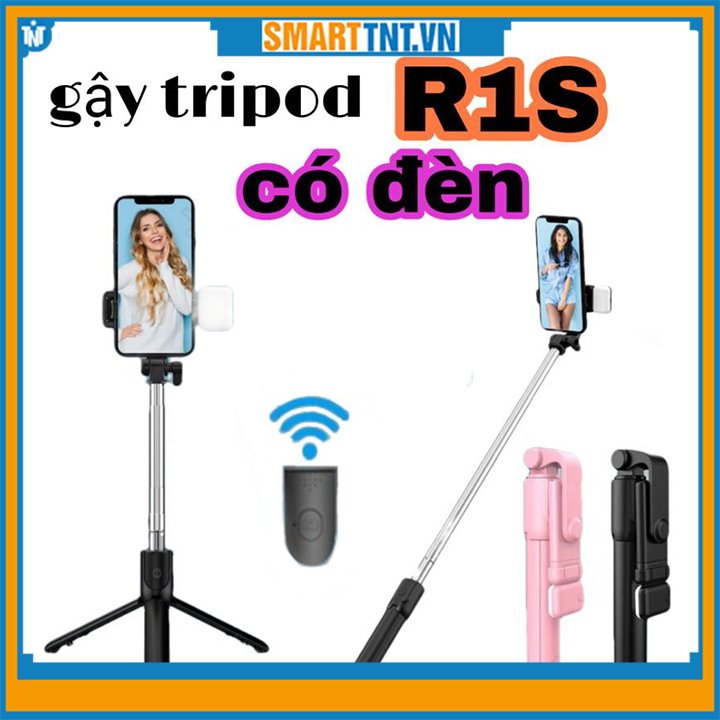 Gậy tự sướng 3 chân Bluetooth có Remote