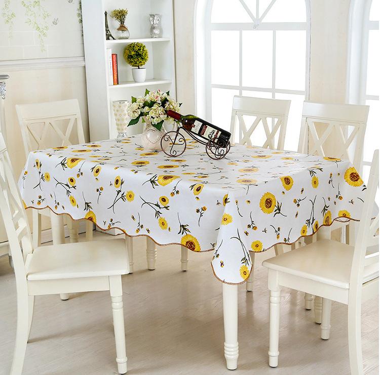 [HCM]Khăn Trải Bàn Hoa 106x152 cm