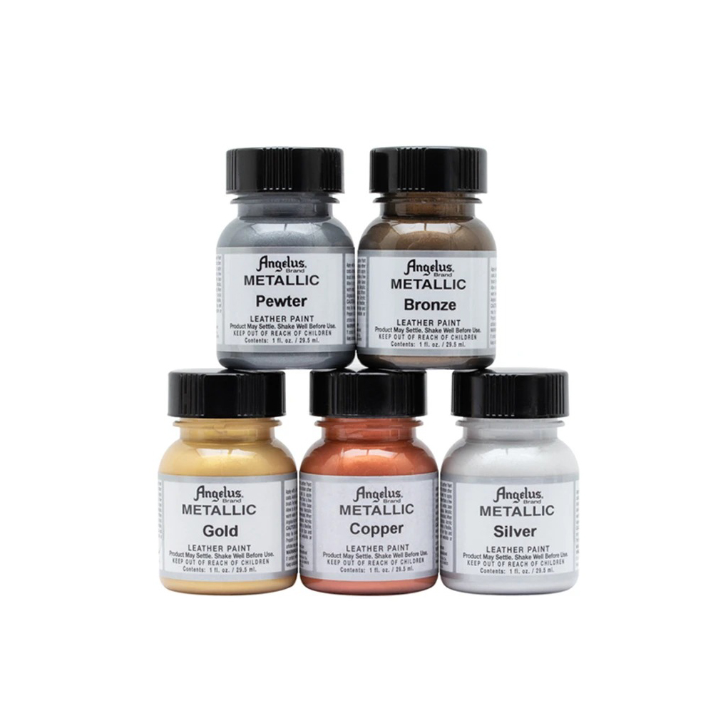 Màu vẽ da, vải Angelus Leather Paint (Metallic) - 118ml (4Oz)