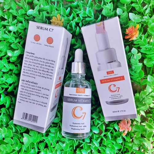 Serum tái tạo da vitamin c tế bào gốc vitamin c7
