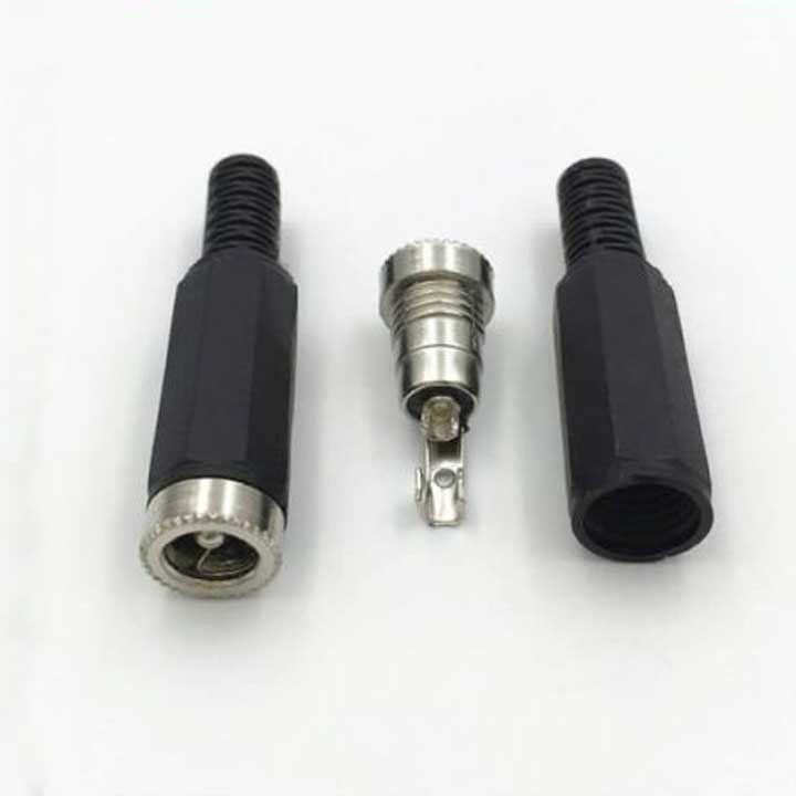 Jack nguồn dc 5.5x2.1mm hàn dây