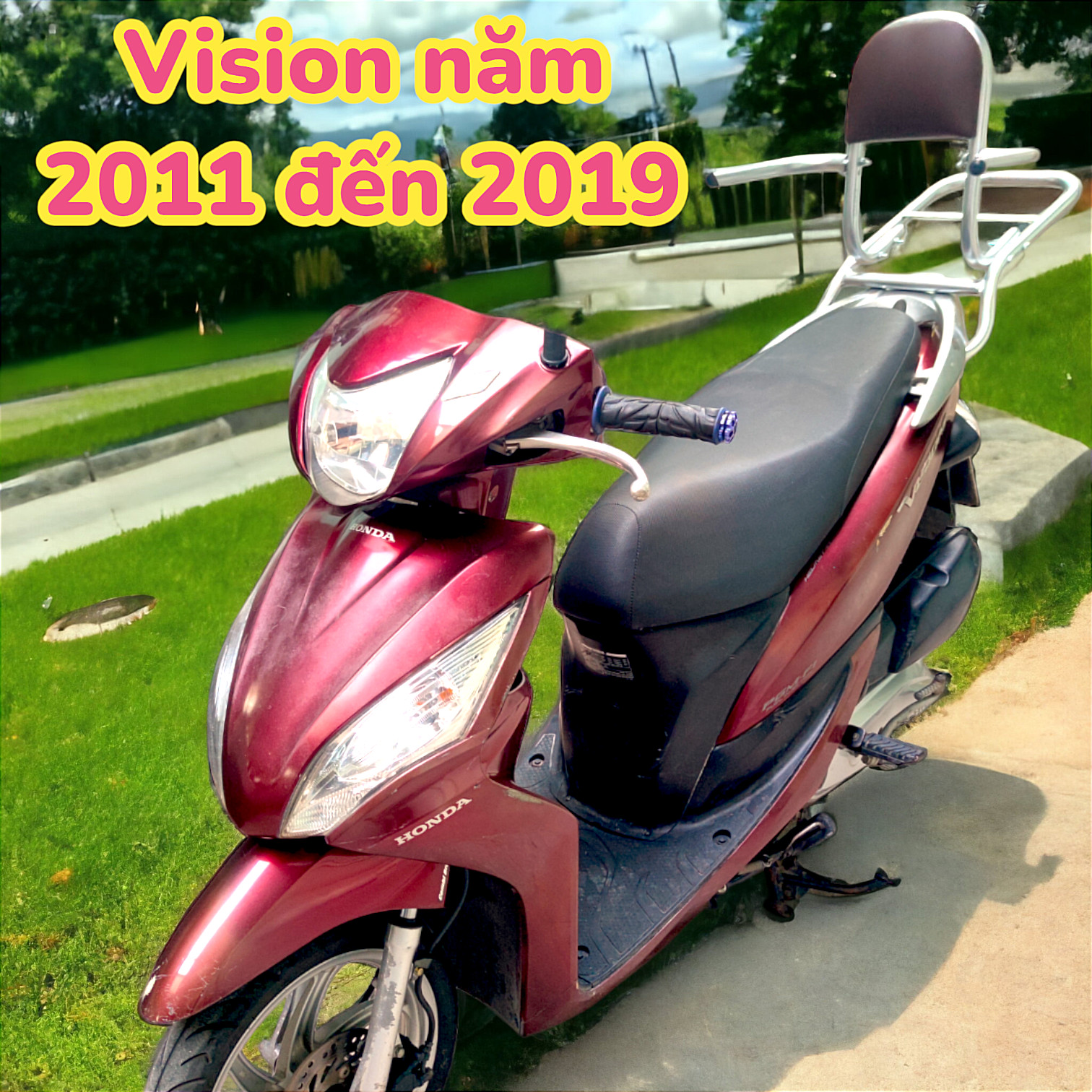 Baga phượt xe Vision