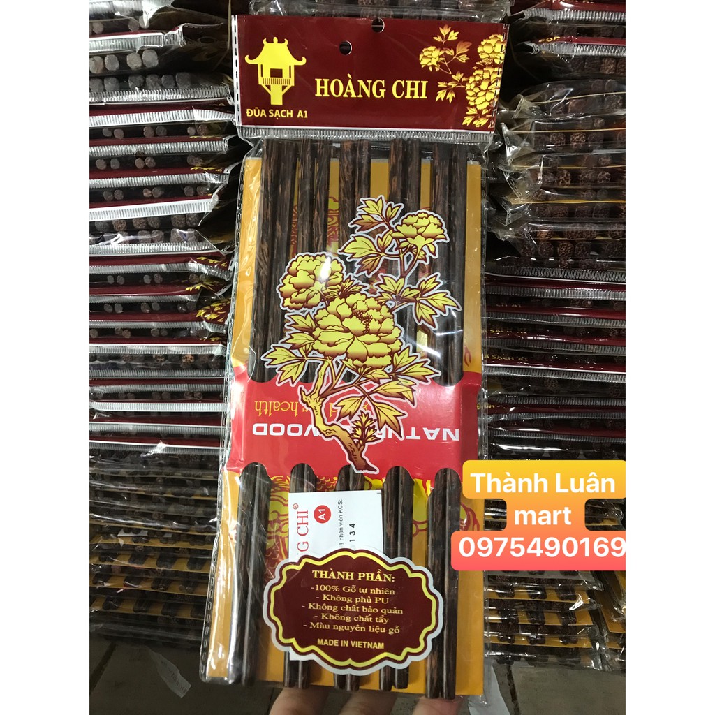set 20 đôi đũa dừa bến tre đẹp, đũa xào dừa