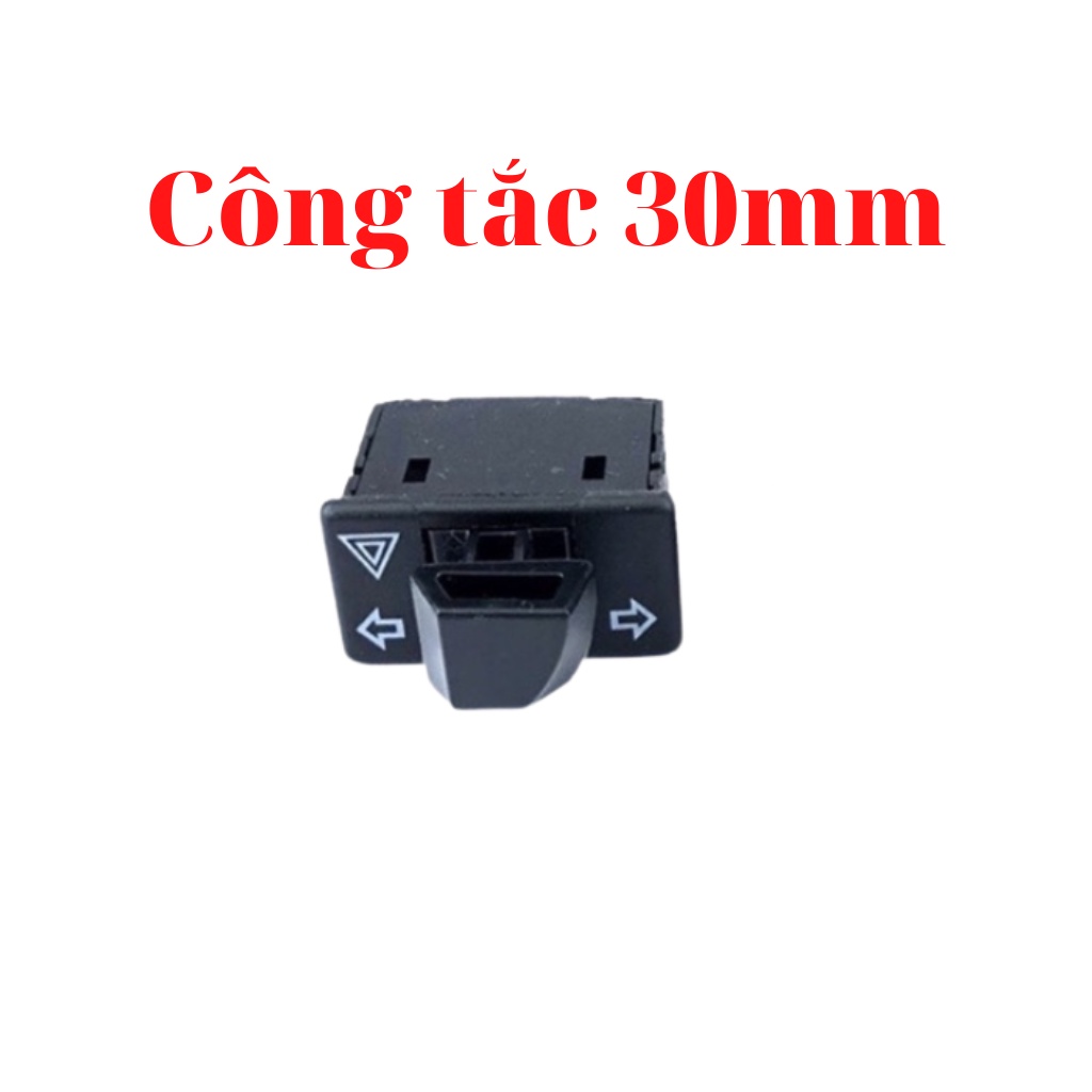 Công tắc hazard tích hợp nháy 4 bóng đèn xi nhan lắp cho các dòng xe honda như wave, ab, vision, lead, sh ....