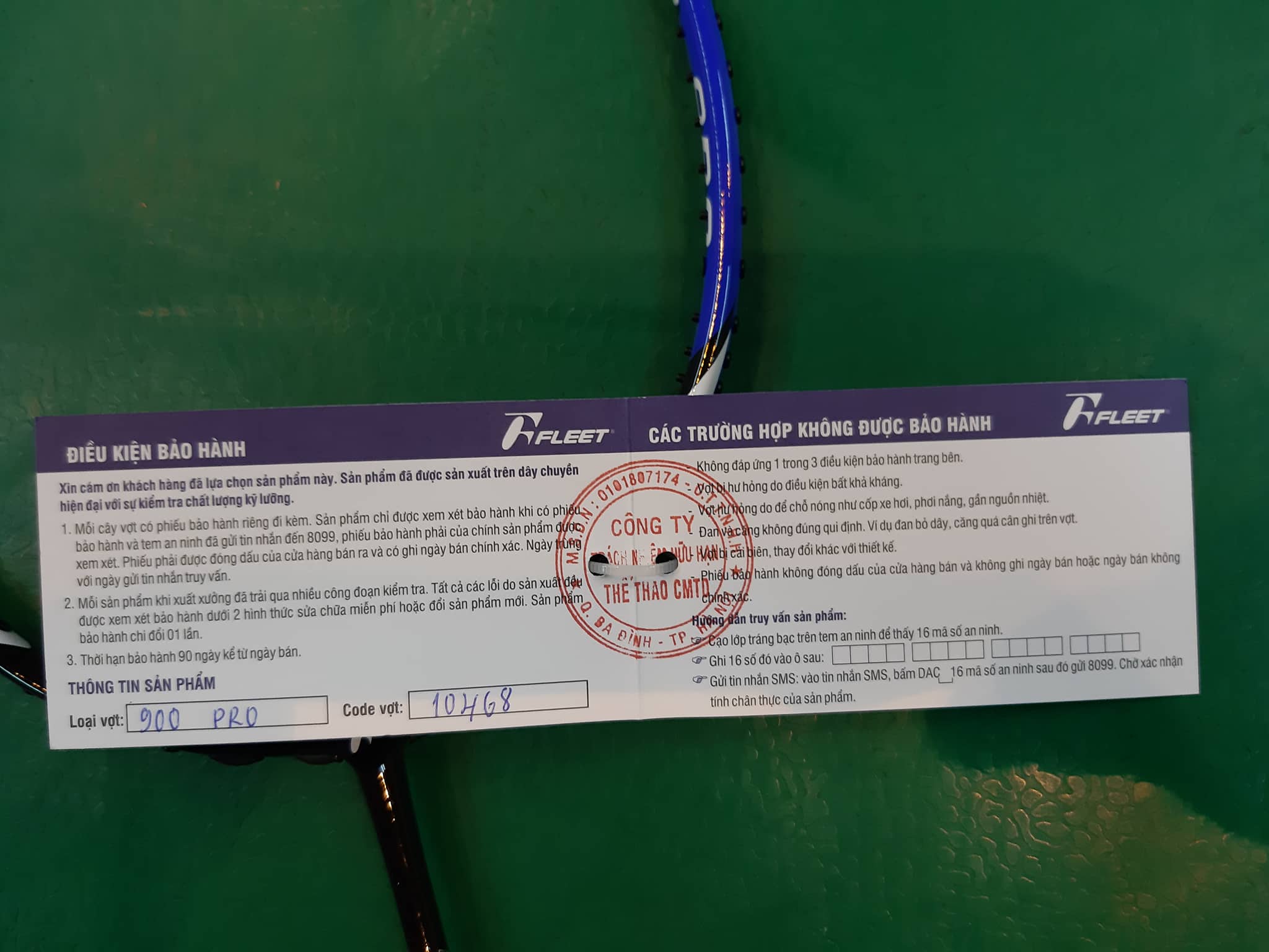 Vợt cầu lông Fleet 900 Pro (Chính hãng)