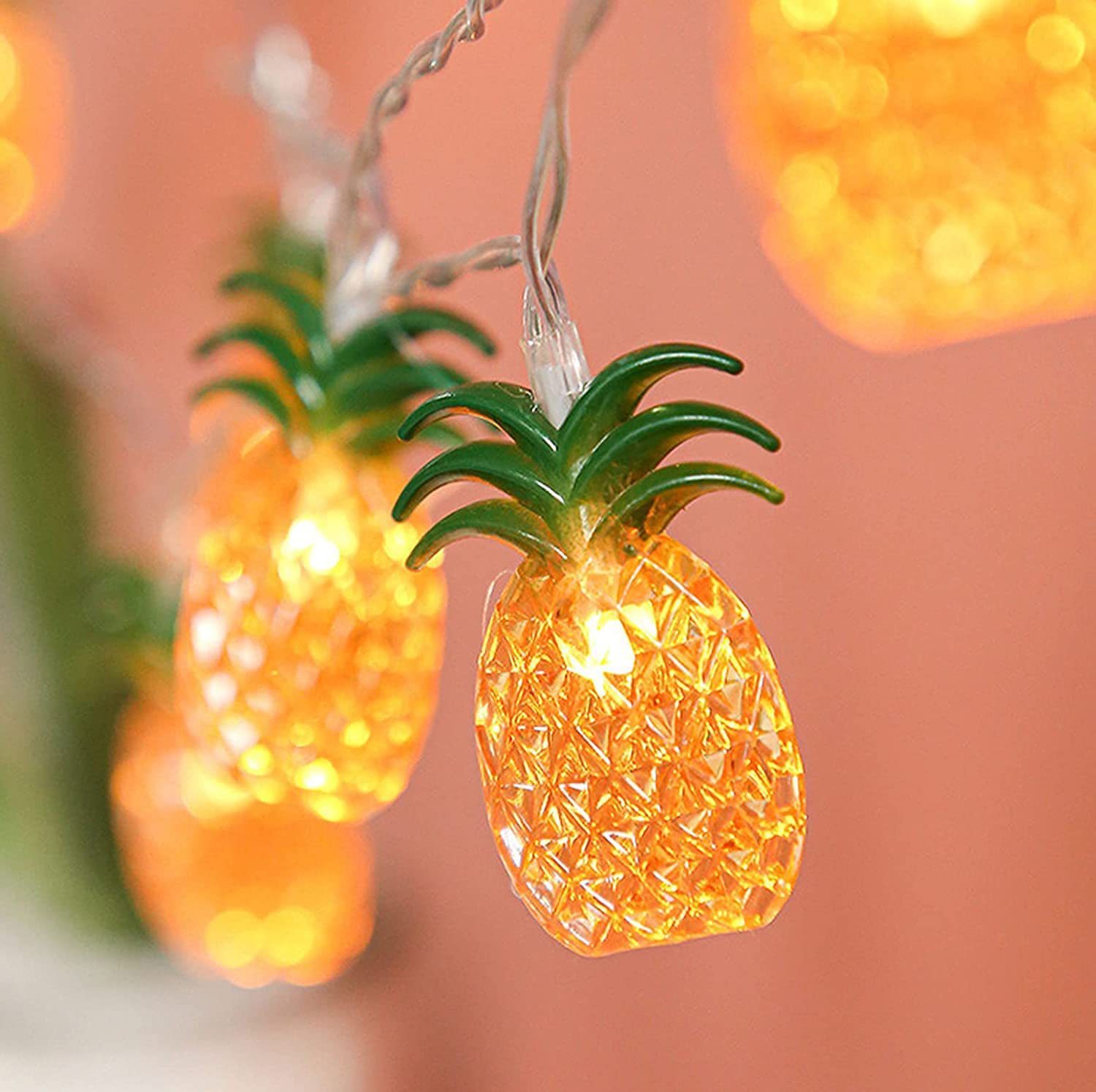 Dây đèn LED trái thơm trang trí nhà cửa