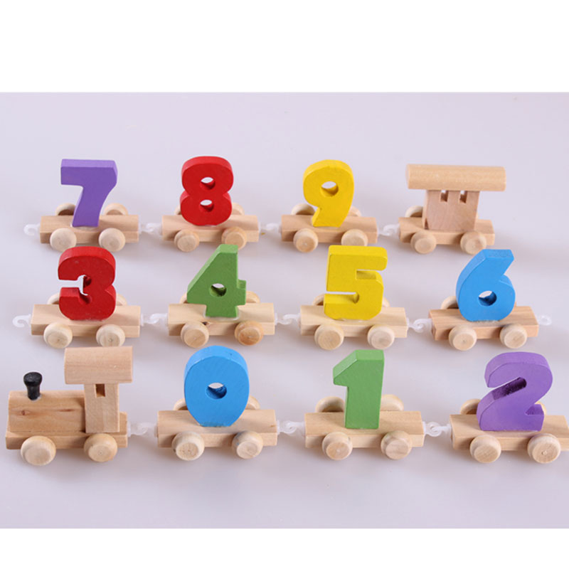 Bộ đoàn tàu số 0-9 - đồ chơi giáo dục