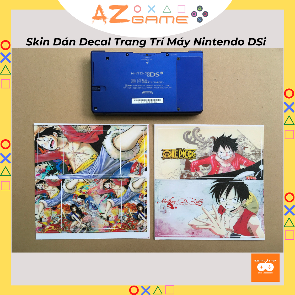 Skin Dán Trang Trí Máy Nintendo DSi Cao Cấp