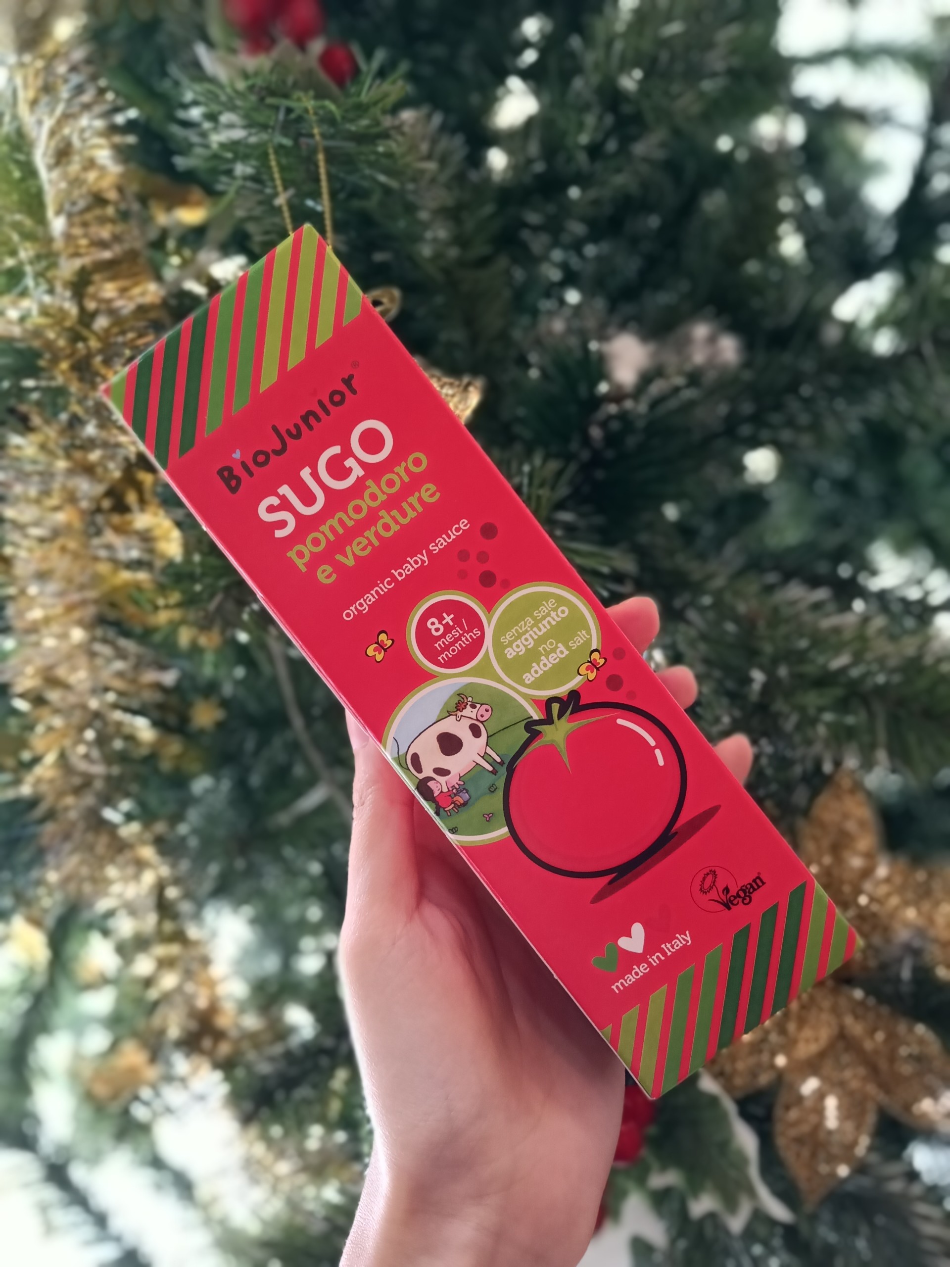 [HCM]Sốt cà chua hữu cơ cho bé Bio Junior 150g ( Từ 8 tháng tuổi) - Leafhouse hcm